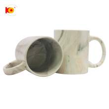 La tasse en céramique de texture en marbre personnalisée de 11 oz en usine de 11 oz